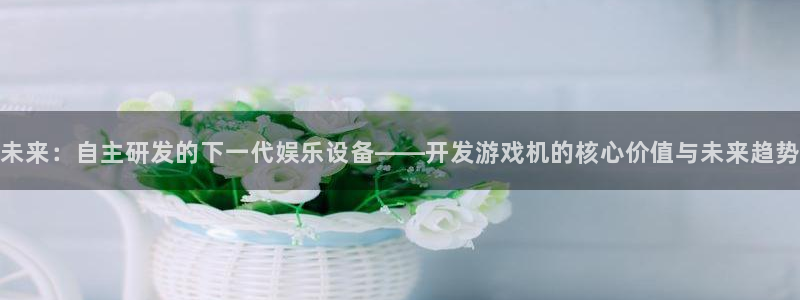 沐鸣娱乐2注册官网：未来：自主研发的下一代娱乐设备——开发游戏机的核心价值与未来趋势