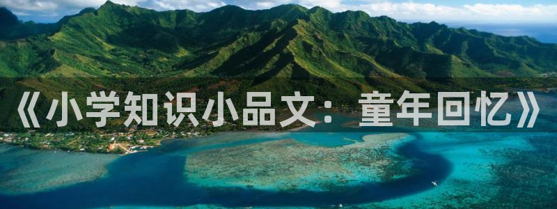 雨天的棉花糖 小说：《小学知识小品文：童年回忆》